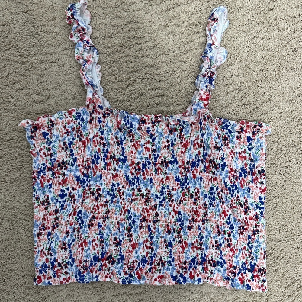 Old Navy Multicolor Smocked Top